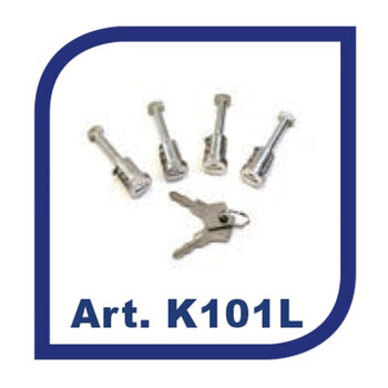 K39-K101L . ΚΛΕΙΔΑΡΙΕΣ ΓΙΑ ΜΠΑΡΕΣ ΟΡΟΦΗΣ ΣΙΔΗΡΟΥ/ΑΛΟΥΜΙΝΙΟΥ K39 (2 ΚΛΕΙΔΙΑ) - 4 ΤΕΜ.