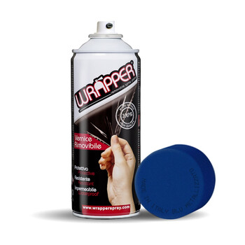 L.WR5500 . ΠΡΟΣΤΑΤΕΥΤΙΚΟ ΦΙΛΜ ΣΕ ΣΠΡΕΙ WRAPPER METALLIC BLUE 400 ml (ΜΠΛΕ ΜΕΤΑΛΛΙΖΕ)