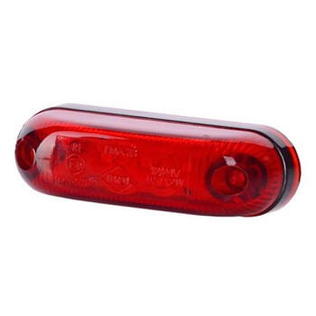 WMLHOR410/MT . ΦΩΣ ΟΓΚΟΥ LD410 12/24V 3LED ΚΟΚΚΙΝΟ 8 x 2,5 cm -1ΤΕΜ.