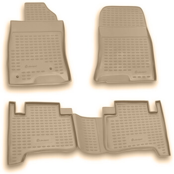 NLC.48.01.212K/NV . TOYOTA LAND CRUISER PRADO 01/2003-12/2009 ΜΑΡΚΕ ΠΑΤΑΚΙΑ ΣΕ ΣΚΑΦΗ TPE ΛΑΣΤΙΧΟ ΣΕ ΜΠΕΖ ΧΡΩΜΑ NOVLINE - 4 ΤΕΜ.