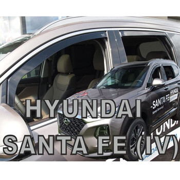 ΑΝΕΜ.SET17295 . HYUNDAI SANTA FE IV 5D 2018+ ΣΕΤ ΑΝΕΜΟΘΡΑΥΣΤΕΣ ΑΥΤΟΚΙΝΗΤΟΥ ΑΠΟ ΕΥΚΑΜΠΤΟ ΦΙΜΕ ΠΛΑΣΤΙΚΟ HEKO - 4 ΤΕΜ.