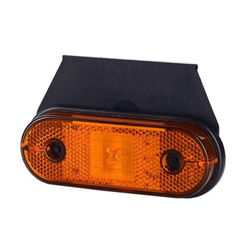 WMLHOR624/MT . ΦΩΣ ΟΓΚΟΥ ΑΝΑΚΛΑΣΤΙΚΟ LD624 12/24V 1 LED HORPOL ΠΟΡΤΟΚΑΛΙ (11 x 3,9 cm) -1ΤΕΜ.