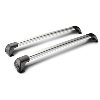 Y8050194 . ΜΠΑΡΕΣ ΟΡΟΦΗΣ ΑΛΟΥΜΙΝΙΟΥ WHISPBAR FLUSH MIXED 90 + 95 cm YAKIMA ΜΕ ΚΛΕΙΔΙ - 2 ΤΕΜ.
