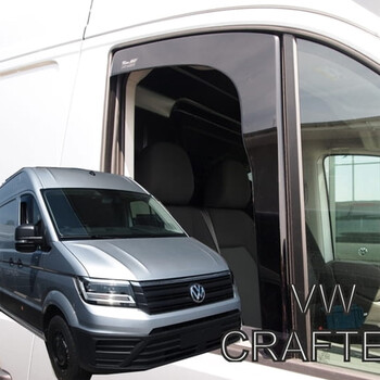 ΑΝΕΜ.31008/VAN . VW CRAFTER 2017+ ΖΕΥΓΑΡΙ ΑΝΕΜΟΘΡΑΥΣΤΕΣ ΑΠΟ ΕΥΚΑΜΠΤΟ ΦΙΜΕ ΠΛΑΣΤΙΚΟ HEKO - 2 ΤΕΜ.