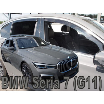 ΑΝΕΜ.SET11186 . BMW 7 G11 4D 2015+ ΣΕΤ ΑΝΕΜΟΘΡΑΥΣΤΕΣ ΑΥΤΟΚΙΝΗΤΟΥ ΑΠΟ ΕΥΚΑΜΠΤΟ ΦΙΜΕ ΠΛΑΣΤΙΚΟ HEKO - 4 ΤΕΜ.