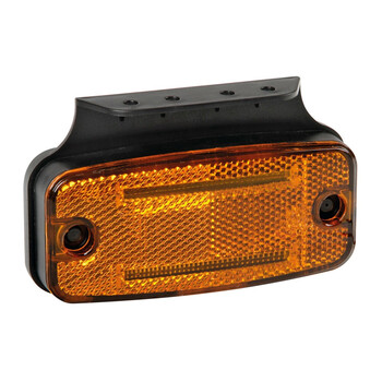 L9702.0 . ΦΩΣ ΟΓΚΟΥ S18 2 LED ΠΟΡΤΟΚΑΛΙ 10/30V ΜΕ ΑΝΑΚΛΑΣΤΗΡΑ (114x54 mm) -1ΤΕΜ.