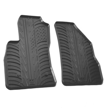 L9840.7 . FIAT DOBLO 01/2010+ / OPEL COMBO 04/2012-2018 ΜΑΡΚΕ ΠΑΤΑΚΙΑ SUMISURA ΛΑΣΤΙΧΟ ΣΕ ΜΑΥΡΟ ΧΡΩΜΑ ΜΕ ΚΟΥΜΠΩΜΑΤΑ LAMPA - 2 ΤΕΜ.