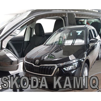 ΑΝΕΜ.SET28355 . SKODA KAMIQ 5D 2019+ ΣΕΤ ΑΝΕΜΟΘΡΑΥΣΤΕΣ ΑΥΤΟΚΙΝΗΤΟΥ ΑΠΟ ΕΥΚΑΜΠΤΟ ΦΙΜΕ ΠΛΑΣΤΙΚΟ HEKO - 4 ΤΕΜ.