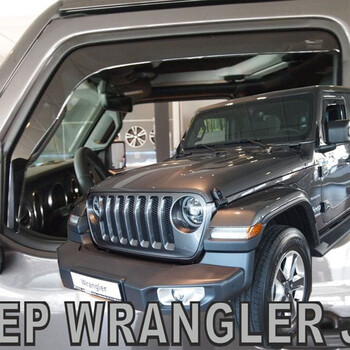 ΑΝΕΜ.19132 . JEEP WRANGLER JL IV 5D 2019+ ΖΕΥΓΑΡΙ ΑΝΕΜΟΘΡΑΥΣΤΕΣ ΑΠΟ ΕΥΚΑΜΠΤΟ ΦΙΜΕ ΠΛΑΣΤΙΚΟ HEKO - 2 ΤΕΜ.
