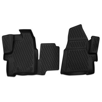 CARFRD00011/NV . FORD RANGER 4D 2011+ ΜΑΡΚΕ ΠΑΤΑΚΙΑ ΣΕ ΣΚΑΦΗ TPE ΛΑΣΤΙΧΟ ΣΕ ΜΑΥΡΟ ΧΡΩΜΑ NOVLINE - 2 ΤΕΜ.