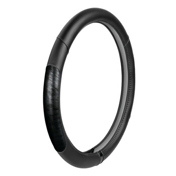 L9782.8 . ΚΑΛΥΜΜΑ ΤΙΜΟΝΙΟΥ ΦΟΡΤΗΓΟΥ PEARL BLACK ΔΕΡΜΑΤΙΝΗ ΜΑΥΡΟ (S) 42-44cm ΟΙΚΟΛΟΓΙΚΟ ΚΑΙ ΑΟΣΜΟ