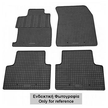 RM.SUZ.0006/CK . SUZUKI JIMNY 3D / 5D 2018+ ΜΑΡΚΕ ΠΑΤΑΚΙΑ ΛΑΣΤΙΧΟ ΣΕ ΜΑΥΡΟ ΧΡΩΜΑ ΜΕ ΚΟΥΜΠΩΜΑΤΑ CIK - 4 ΤΕΜ.