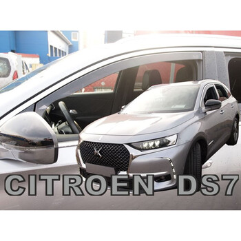 ΑΝΕΜ.12269 . CITROEN DS7 CROSSBACK 5D 2018-2021 ΖΕΥΓΑΡΙ ΑΝΕΜΟΘΡΑΥΣΤΕΣ ΑΠΟ ΕΥΚΑΜΠΤΟ ΦΙΜΕ ΠΛΑΣΤΙΚΟ HEKO - 2 ΤΕΜ.