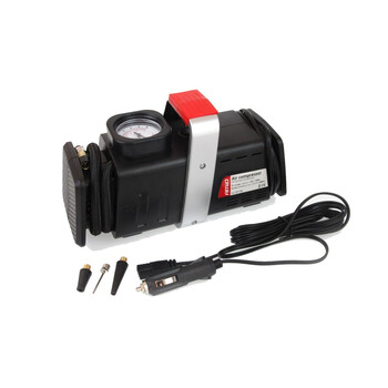 01134/AM . ΚΟΜΠΡΕΣΕΡ ΑΕΡΑ 12V/220V 200PSI (ΜΑΝΟΜΕΤΡΟ/ΦΙΣ/3 ΑΝΤΑΠΤΟΡΕΣ/ΚΑΛΩΔΙΟ 300cm) AMiO - 1 ΤΕΜ.