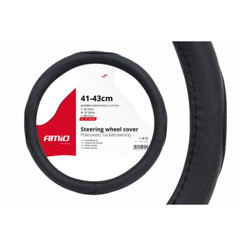 01367/AM . ΚΑΛΥΜΜΑ ΤΙΜΟΝΙΟΥ 41/43CM SWC-09-XL ΜΑΥΡΟ AMiO - 1 ΤΕΜ.