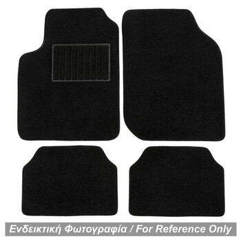 ΠΑΤ.TYPE-B/BLACK-RX . TYPE-B UNIVERSAL ΠΑΤΑΚΙΑ ΜΟΚΕΤΑ (ΜΑΥΡΟ ΜΕ ΜΑΥΡΟ ΡΕΛΙ) - 4 ΤΕΜ.