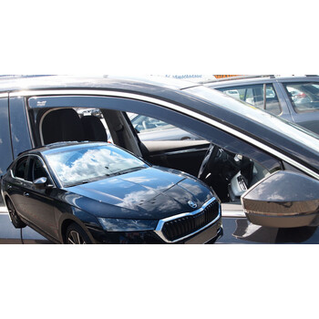 ΑΝΕΜ.28356 . SKODA OCTAVIA COMBI/5D 2020+ ΖΕΥΓΑΡΙ ΑΝΕΜΟΘΡΑΥΣΤΕΣ ΑΠΟ ΕΥΚΑΜΠΤΟ ΦΙΜΕ ΠΛΑΣΤΙΚΟ HEKO - 2 ΤΕΜ.