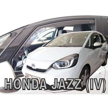ΑΝΕΜ.17174 . HONDA JAZZ 5D 2019+ ΖΕΥΓΑΡΙ ΑΝΕΜΟΘΡΑΥΣΤΕΣ ΑΠΟ ΕΥΚΑΜΠΤΟ ΦΙΜΕ ΠΛΑΣΤΙΚΟ HEKO - 2 ΤΕΜ.