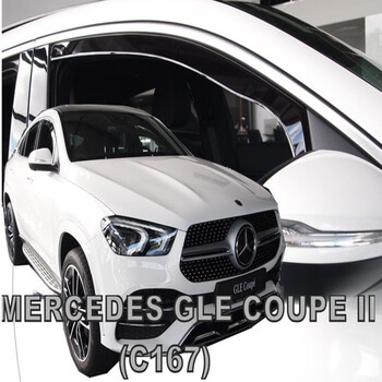 ΑΝΕΜ.23617 . MERCEDES GLE COUPE C167 5D 2019+ - ΖΕΥΓΡΙ ΖΕΥΓΑΡΙ ΑΝΕΜΟΘΡΑΥΣΤΕΣ ΑΠΟ ΕΥΚΑΜΠΤΟ ΦΙΜΕ ΠΛΑΣΤΙΚΟ HEKO - 2 ΤΕΜ.