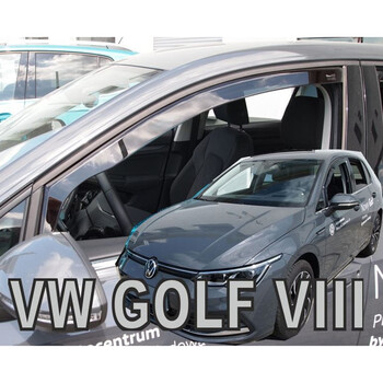 ΑΝΕΜ.31019 . VW GOLF 8 5D 2020+ - ΖΕΥΓΡΙ ΖΕΥΓΑΡΙ ΑΝΕΜΟΘΡΑΥΣΤΕΣ ΑΠΟ ΕΥΚΑΜΠΤΟ ΦΙΜΕ ΠΛΑΣΤΙΚΟ HEKO - 2 ΤΕΜ.