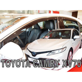 ΑΝΕΜ.SET29664 . TOYOTA CAMRY XV70 4D 2018+ ΣΕΤ ΑΝΕΜΟΘΡΑΥΣΤΕΣ ΑΥΤΟΚΙΝΗΤΟΥ ΑΠΟ ΕΥΚΑΜΠΤΟ ΦΙΜΕ ΠΛΑΣΤΙΚΟ HEKO - 4 ΤΕΜ.