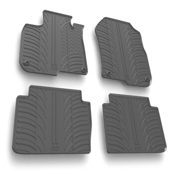 L2455.5 . HONDA CR-V 11/2018+ ΜΑΡΚΕ ΠΑΤΑΚΙΑ SUMISURA ΛΑΣΤΙΧΟ ΣΕ ΜΑΥΡΟ ΧΡΩΜΑ ME ΚΟΥΜΠΩΜΑΤΑ LAMPA - 4 ΤΕΜ.