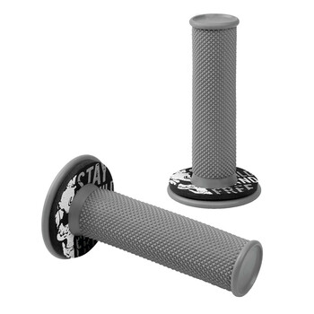 9057.4-LM . ΧΕΡΟΥΛΙΑ MOTO DONUT OFF-ROAD ΓΚΡΙ/ΓΚΡΙ 22MM+25MM 12CM 2ΤΕΜ