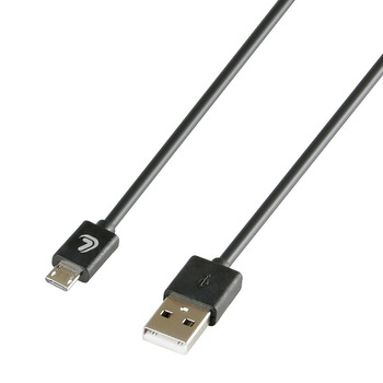 L3881.4/T . ΚΑΛΩΔΙΟ ΦΟΡΤΙΣΗΣ ΚΑΙ ΣΥΓΧΡΟΝΙΣΜΟΥ MICRO USB 200cm ΜΑΥΡΟ ESSENTIALS LAMPA - 1 ΤΕΜ.