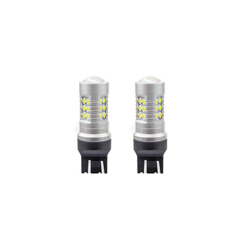 02126/AM . W21/5W T20 12/24V 6,2W 5600K LED 24xSMD3030 CAN-BUS ΛΕΥΚΟ 18x56mm 2ΤΕΜ.
