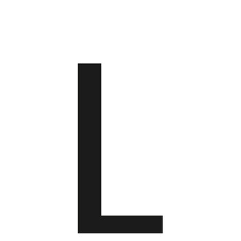L0766.2 . ΑΥΤΟΚΟΛΛΗΤΟ ΓΡΑΜΜΑ ΠΙΝΑΚΙΔΩΝ 60x30cm "L"