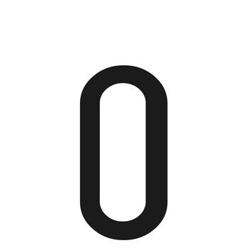 L0766.5 . ΑΥΤΟΚΟΛΛΗΤΟ ΓΡΑΜΜΑ ΠΙΝΑΚΙΔΩΝ 60x30cm "O"