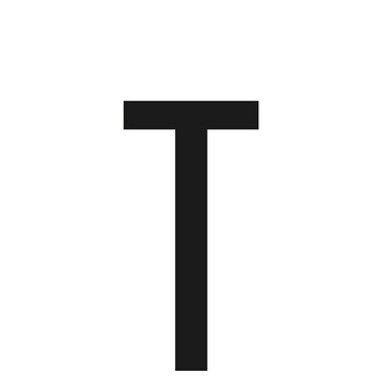 L0767.0 . ΑΥΤΟΚΟΛΛΗΤΟ ΓΡΑΜΜΑ ΠΙΝΑΚΙΔΩΝ 60x30cm "T"