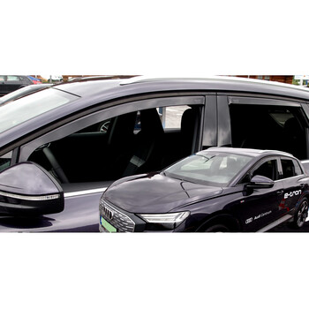 ΑΝΕΜ.SET10278 . AUDI Q4 E-TRON 5D 2021+ -  ΣΕΤ ΑΝΕΜΟΘΡΑΥΣΤΕΣ ΑΥΤΟΚΙΝΗΤΟΥ ΑΠΟ ΕΥΚΑΜΠΤΟ ΦΙΜΕ ΠΛΑΣΤΙΚΟ HEKO - 4 ΤΕΜ.