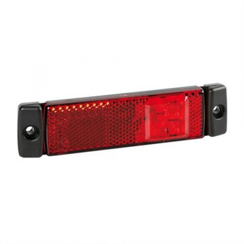 L9791.5 . ΦΩΣ ΘΕΣΕΩΣ ΦΟΡΤΗΓΟΥ 24V 3LED ΚΟΚΚΙΝΟ 130x30mm 1ΤΕΜ.