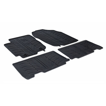 L2457.6 . TOYOTA RAV 4 03/2013-2019 ΜΑΡΚΕ ΠΑΤΑΚΙΑ SUMISURA ΛΑΣΤΙΧΟ ΣΕ ΜΑΥΡΟ ΧΡΩΜΑ ME ΚΟΥΜΠΩΜΑΤΑ LAMPA - 4 ΤΕΜ.
