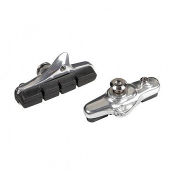 9219.5-LB . ΤΑΚΑΚΙΑ ΦΡΕΝΩΝ ΠΟΔΗΛΑΤΟΥ (RACING BIKE) PREMIUM 55mm PF-15  ΜΑΥΡΟ/ΧΡΩΜΙΟ 2ΤΕΜ.