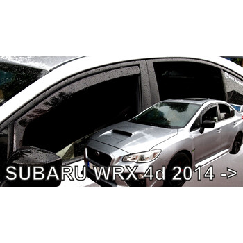 ΑΝΕΜ.28529 . SUBARU WRX 4D 2014+ ΖΕΥΓΑΡΙ ΑΝΕΜΟΘΡΑΥΣΤΕΣ ΑΠΟ ΕΥΚΑΜΠΤΟ ΦΙΜΕ ΠΛΑΣΤΙΚΟ HEKO - 2 ΤΕΜ.