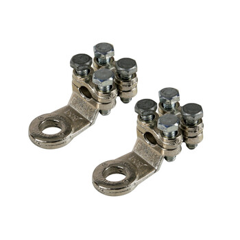 L6992.7 . ΑΚΡΟΔΕΚΤΕΣ ΚΑΛΩΔΙΩΝ ΜΠΑΤΑΡΙΑΣ 50mm²  ΜΕ ΤΡΥΠΑ 10mm ΜΕ ΔΙΠΛΗ ΠΛΑΚΑ ΣΥΣΦΙΞΗΣ 2ΤΕΜ