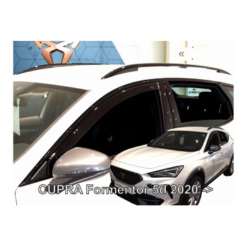 ΑΝΕΜ.28247 . MERCEDES EQC N293 5D 2019+ / CUPRA FORMENTOR 5D 2020+ ΑΝΕΜΟΘΡΑΥΣΤΕΣ ΑΥΤΟΚΙΝΗΤΟΥ ΑΠΟ ΕΥΚΑΜΠΤΟ ΦΙΜΕ ΠΛΑΣΤΙΚΟ HEKO - 2 ΤΕΜ.