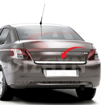 6907030/SD . PEUGEOT 301 SD 2012+ TRIM ΜΑΡΚΕ ΠΟΡΤ ΠΑΓΚΑΖ