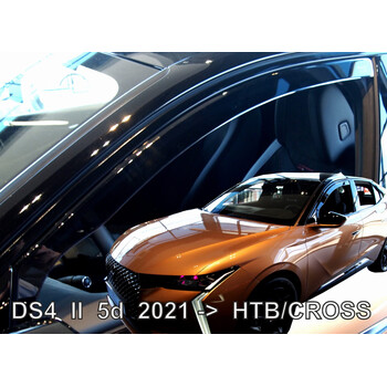 ΑΝΕΜ.12279 . DS 4 5D 2021-2023 /DS 4 CROSS 5D 2021-2023  ΖΕΥΓΑΡΙ ΑΝΕΜΟΘΡΑΥΣΤΕΣ ΑΠΟ ΕΥΚΑΜΠΤΟ ΦΙΜΕ ΠΛΑΣΤΙΚΟ HEKO - 2 ΤΕΜ.