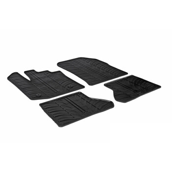 L2459.3 . FIAT TIPO 4D 12/2015-10/2020 / TIPO 4D 10/2020+ ΜΑΡΚΕ ΠΑΤΑΚΙΑ SUMISURA ΛΑΣΤΙΧΟ ΣΕ ΜΑΥΡΟ ΧΡΩΜΑ ME ΚΟΥΜΠΩΜΑΤΑ LAMPA - 4 ΤΕΜ.