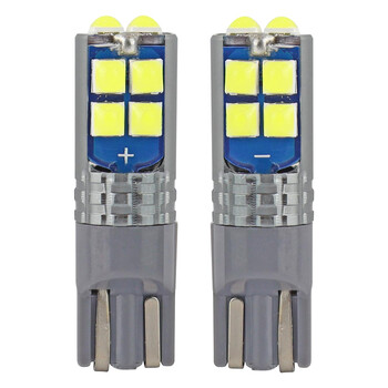 02447/AM . T10 12V W2,1x9,5d ΛΕΥΚΟ 10SMDx3030 (ΚΑΡΦΩΤΟ - CAN-BUS) LED ΑΜΙΟ - 2ΤΕΜ.