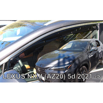 ΑΝΕΜ.SET30034 . LEXUS NX (AZ20) 5D 2021+ ΣΕΤ ΑΝΕΜΟΘΡΑΥΣΤΕΣ ΑΥΤΟΚΙΝΗΤΟΥ ΑΠΟ ΕΥΚΑΜΠΤΟ ΦΙΜΕ ΠΛΑΣΤΙΚΟ HEKO - 4 ΤΕΜ.