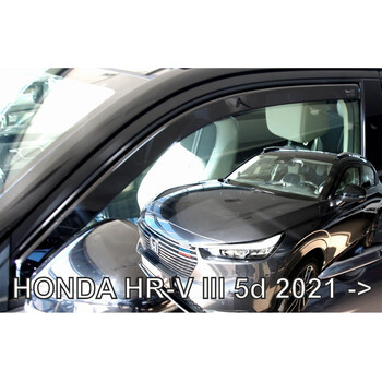 ΑΝΕΜ.17185 . HONDA HRV 5D 2021+ ΖΕΥΓΑΡΙ ΑΝΕΜΟΘΡΑΥΣΤΕΣ ΑΠΟ ΕΥΚΑΜΠΤΟ ΦΙΜΕ ΠΛΑΣΤΙΚΟ HEKO - 2 ΤΕΜ.