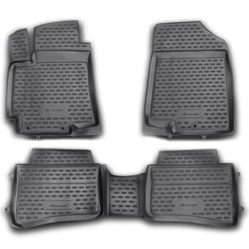 NLC.3D.25.38.210H/NV . KIA RIO 5D 09/2011-2017 ΜΑΡΚΕ ΠΑΤΑΚΙΑ ΣΕ ΣΚΑΦΗ TPE ΛΑΣΤΙΧΟ ΣΕ ΜΑΥΡΟ ΧΡΩΜΑ NOVLINE - 4 ΤΕΜ.