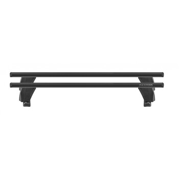 12540/MB . ΣΕΤ ROOF RACK ΜΠΑΡΕΣ ΟΡΟΦΗΣ ΑΛΟΥΜΙΝΙΟΥ DELTA ΧL BLACK 161 cm ΣΕ ΜΑΥΡΟ ΧΡΩΜΑ ΜΕ ΚΑΠΑΚΙΑ ΑΚΡΩΝ TYPE G/FP ΓΙΑ ΑΠΛΗ ΟΡΟΦΗ MENABO - 2 ΤΕΜ.