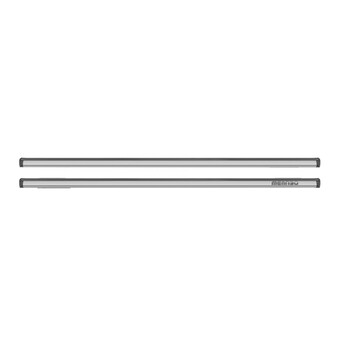 9550/MB . ΜΠΑΡΕΣ ΟΡΟΦΗΣ ΑΛΟΥΜΙΝΙΟΥ DELTA L SILVER 141 cm ΣΕ ΑΣΗΜΙ ΧΡΩΜΑ ΓΙΑ ΑΠΛΗ ΟΡΟΦΗ MENABO - 2 ΤΕΜ.