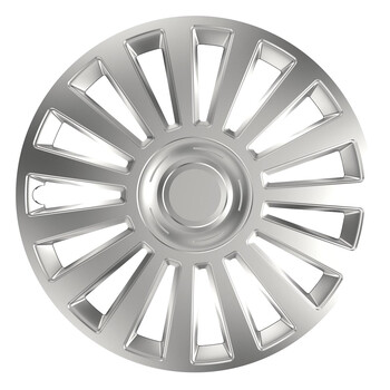 1150/AM . ΤΑΣΙ 14" HUBCAP LUXURY ΑΣΗΜΙ ΣΕΤ ΣΕ ΚΟΥΤΙ- 4 ΤΕΜ.