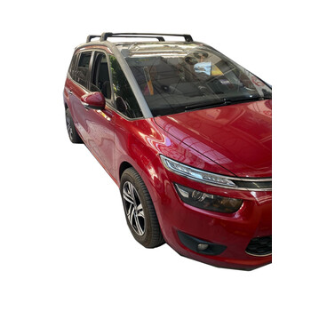 MP.CI.038/YKM-ALU . CITROEN C4 GRAND PICASSO ΜΕ ΗΛΙΟΡΟΦΗ/FLUSH RAILS (Y8050223+YK774W) KIT ΜΠΑΡΕΣ FLUSH BLACK BAR YAKIMA